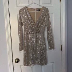 Sparky sequin cocktail dress